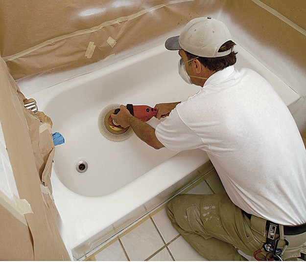 bathtub refinishing process