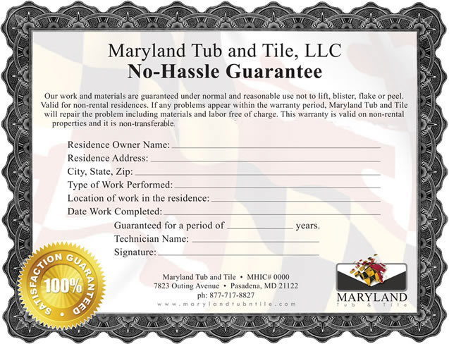 refinishing guarantee