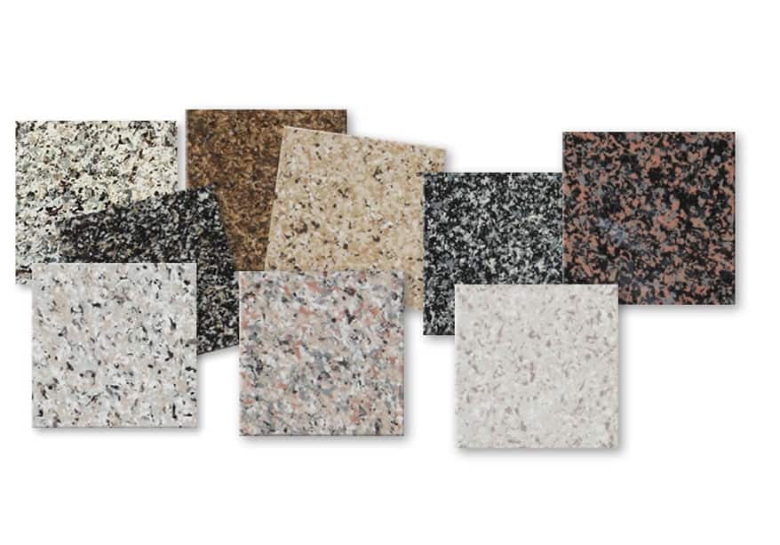 test granite colors
