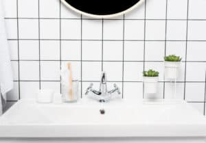 all white bathroom design