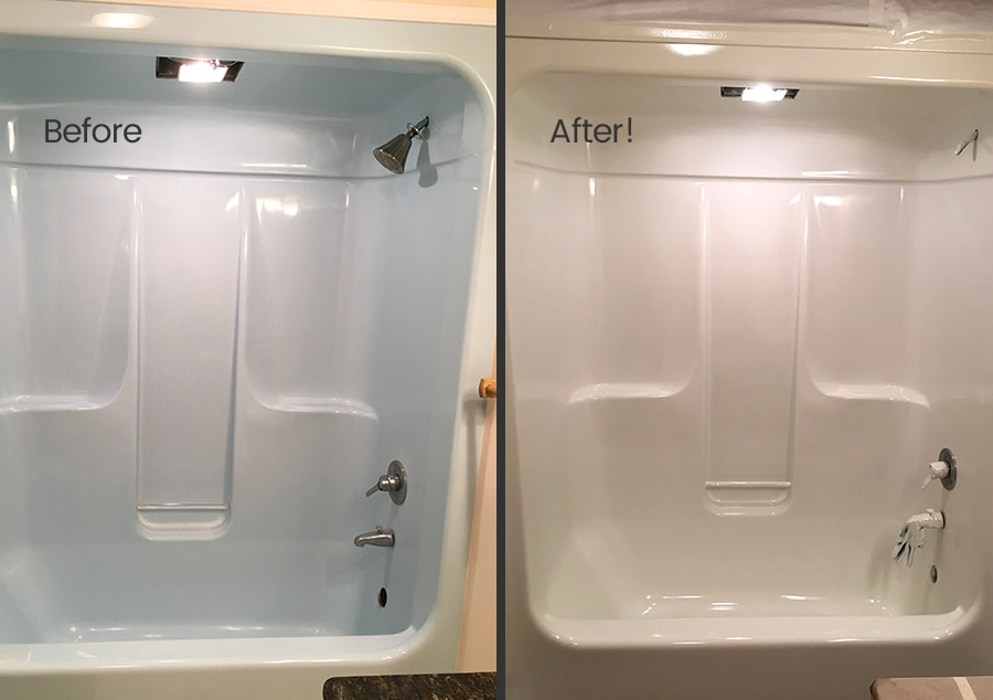 Shower Refinishing Maryland Tub Tile, Refinish Fiberglass Bathtub Shower