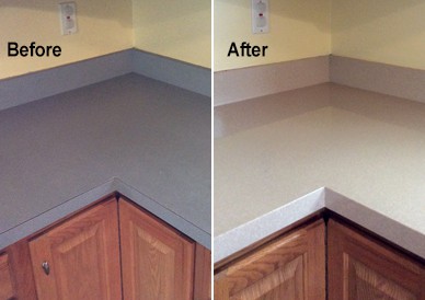Refinishing Laminate Countertops To, How To Paint A Laminate Kitchen Countertop