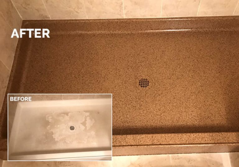 How to Fix an Ugly Shower Pan Maryland Tub & Tile
