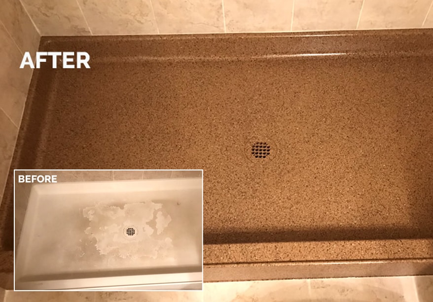 How to Fix an Ugly Shower Pan Maryland Tub & Tile