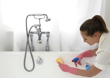 clean bathtub stains