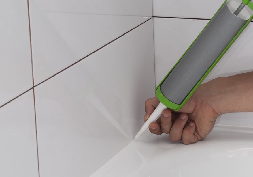 bathroom caulking