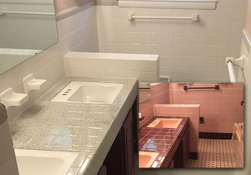 Can You Refinish Patterned Tiles? Maryland Tub & Tile