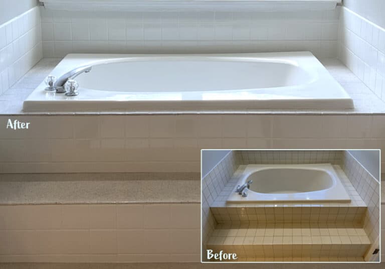 PeelandStick Tile vs. Tile Refinishing Maryland Tub & Tile